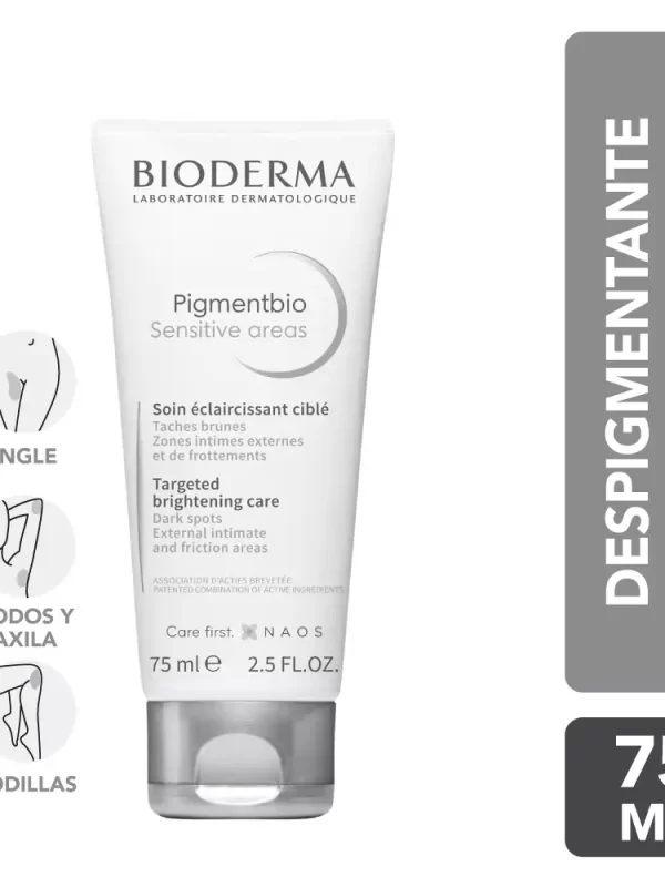 Pigmentbio Sensitive Areas – Bioderma 75 Ml Aclara zonas intimas externas,ingle,axilas…