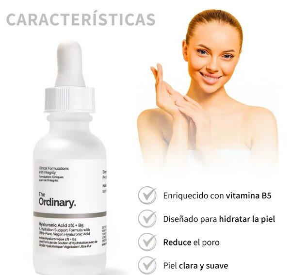 Hyaluronic Acid 2% + B5 Hydrating Serum The Ordinary Ácido hialurónico