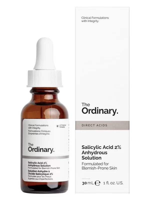 The Ordinary Salicylic Acid 2% Anhydrous Solution 30ml Ácido salicílico