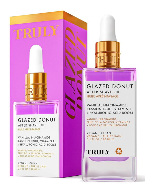 Truly 90ml Aceite para después de la depilación  GLAZED DONUT Hidrata, Suaviza y Anti-imperfecciones
