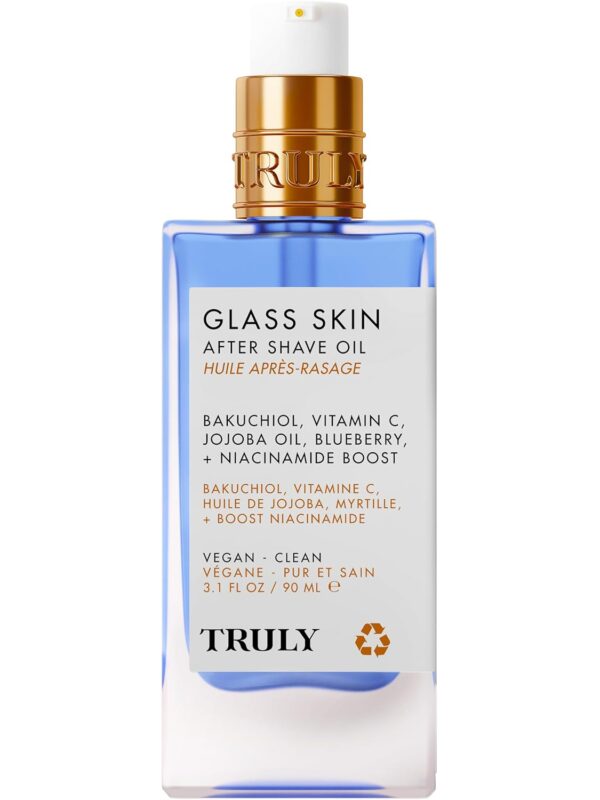Truly Aceite ACLARADOR para después del afeitado con efecto piel de cristal GLASS SKIN 90ml