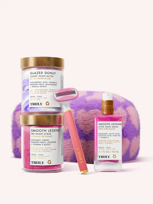 kit 3 pasos Truly Ultimate Smooth Legend para llevar tu depilado a otro nivel